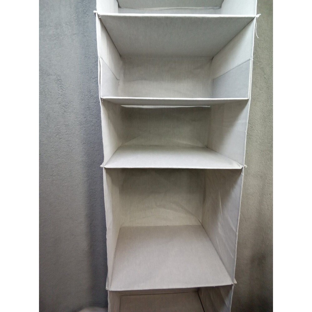6- Shelf Hanging Closet Organizer Space Saver Storage - Picture 2 of 3